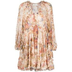 Zimmermann's floral-print crepon 'August' dres  size 1